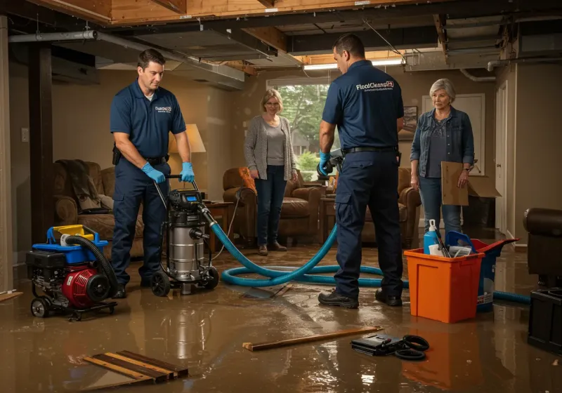 Basement Water Extraction and Removal Techniques process in Brownstown, IN