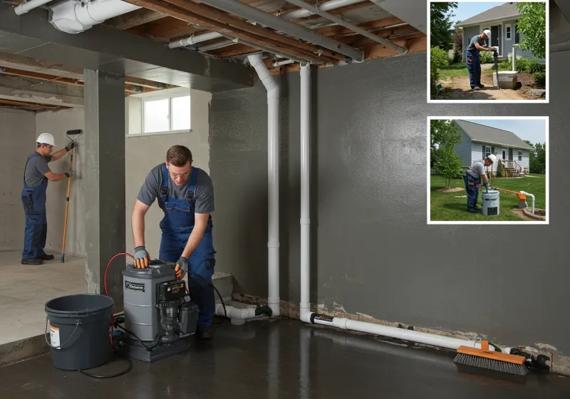 Basement Waterproofing and Flood Prevention process in Brownstown, IN